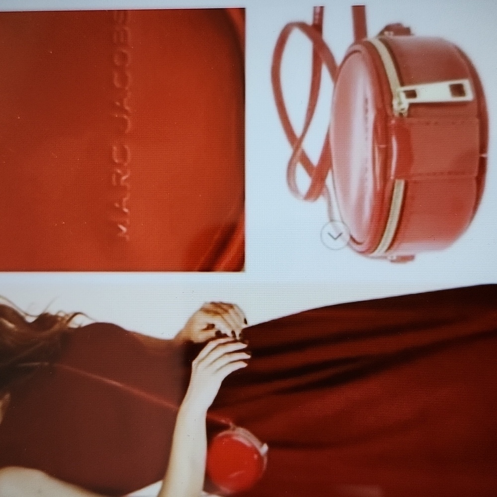 Marc Jacobs Red Round Crossbody Bag Set